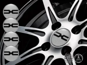 Dacia Ruota Decalcomanias Stile Badge Silicone Esclusivo